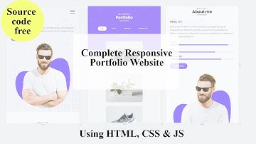 Personal Portfolio website using HTML, CSS and JavaScript (from scratch)  | Part - 10