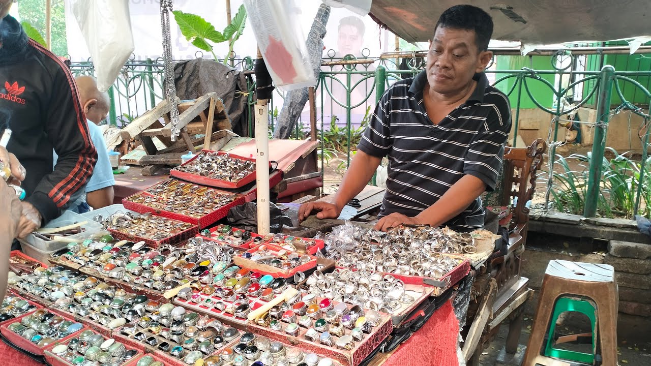 PASAR BATU AKIK TANAH ABANG || TERMURAH DAN KOMPLIT