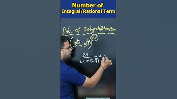 Number of Integral/Rational Terms in Binomial Expansion #jeemain #kotacoaching #maths #ytshorts