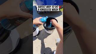 Safest way to do a rinseless wash. #carwash #carwashing #rinselesswash #onr #cardetailing #detailing