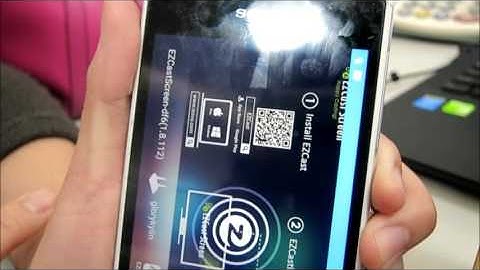 EZCast 2.4G/5G/LAN mirroring from pad to phone via EZCast & EZCast Screen APPs