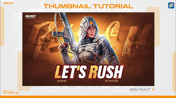 Detailed Thumbnail Tutorial🔥IBIS PAINT X 💥 Make Gaming Thumbnail On Android @magno.visuals