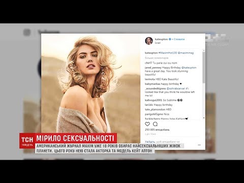 Чоловічий журнал Maxim обрав найсексуальнішу жінку планети