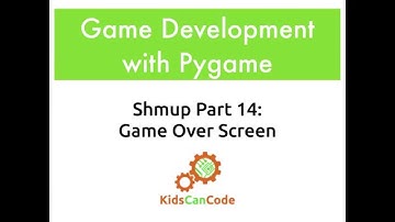Pygame Shmup Part 14: Game Over Screen