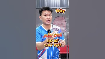 "Không Đánh" Vợt Vẫn Gãy??? Nguyên Nhân và Cách Phòng Tránh là...? #vnb #badminton #caulong #shorts