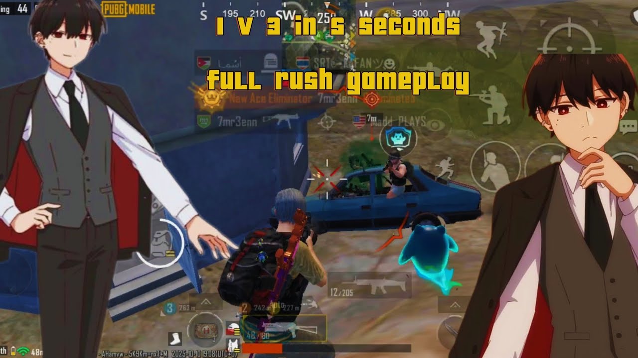Full rush gameplay plus intense 1 v 3 - YouTube