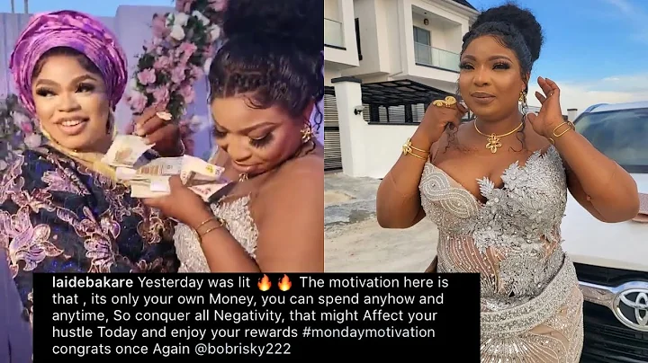 BOBRISKY HOUSE WARMING! ACTRESS LAIDE BAKARE SHOW OFF SAYS ITS ONLY YOUR MONEY YOU CAN SPEND ANYHOW