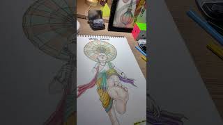 The Vaman avatar #art #shortsdrawing #hindugoddessdrawing #short
