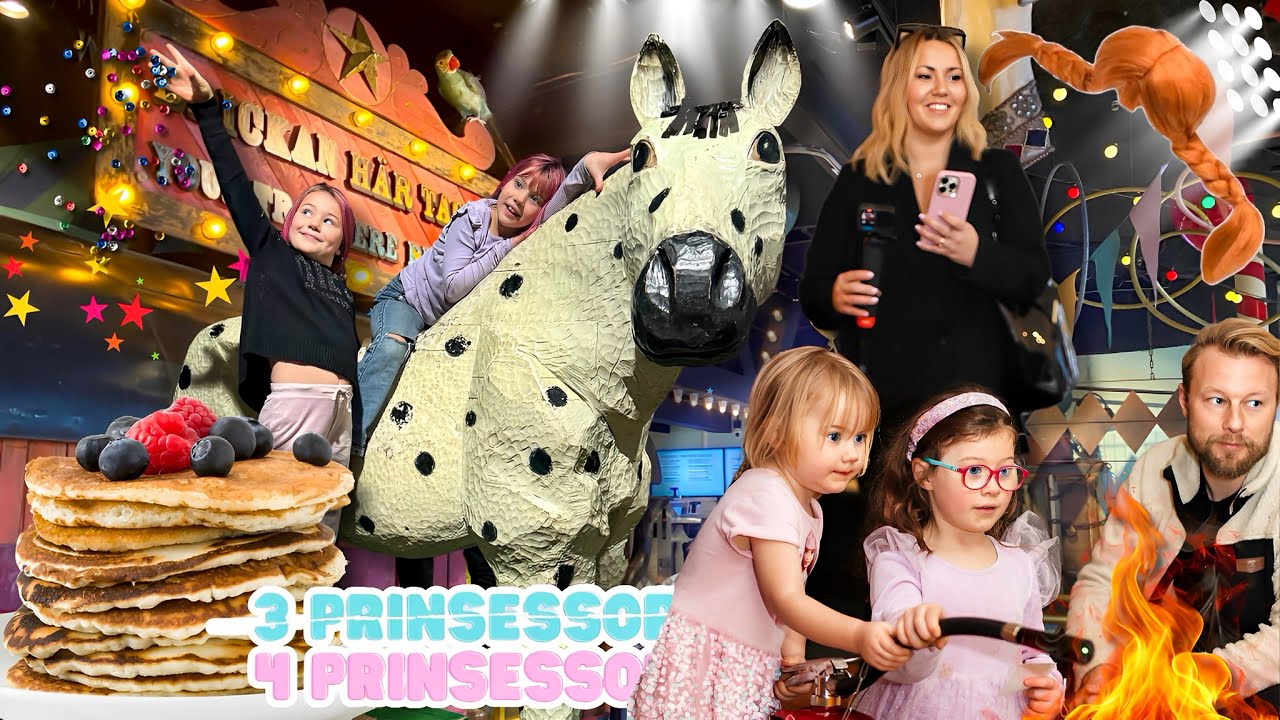 Junibacken event🎪🎂🔥🌟 - 3prinsessor VLOGG