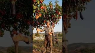 Ağaca #aşı olumu #patlıcan #domates #biber #tarla