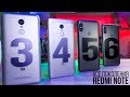 Сравнение Xiaomi Redmi Note 6 PRO - Redmi Note 5 - Redmi Note 4 и Redmi Note 3 Pro