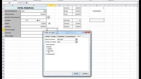 Curso Excel Avanzado. Herramienta cuadro de lista