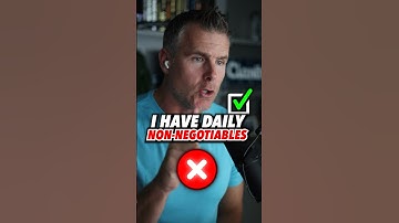 Why daily non-negotiables will transform your life.