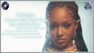 Katseye (캣츠아이) - Monster High Fright Song (Line Distribution) | SonadowK_Stats