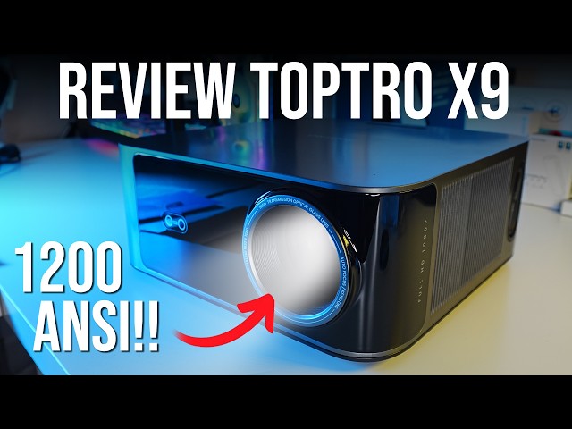 Review TOPTRO X9 Projector - The most WANTED 1200 ANSI projector