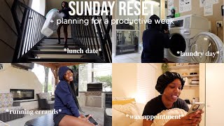 sunday reset: wax appt, laundry day, running errands + planning for a productive week | zoe rose screenshot 2