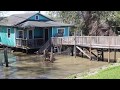 MISSISSIPPI RIVER AT FLOOD STAGE IN NEW ORLEANS | SOME WATER BEING DIVERTED