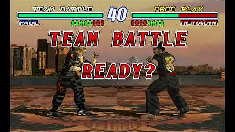 TEKKEN2  CPUvsCPU Team Battle Mode