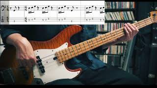 Isaac Hayes - Theme From Shaft (Bass Cover) TABS in Video