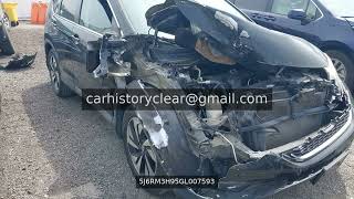 2016 Honda Cr-V Touring | 5J6RM3H95GL007593