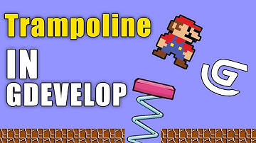 How to Make a Simple Trampoline / Jump Pad in GDevelop 5 - Tutorial