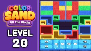 Information Color Sand: Fill The Blocks Level 20 Gameplay Solution News