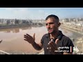 مياه الصرف الصحي تتجمع في حوض الشيخ رضوان شمال غزة بعد تضرر محطات الضخ وشبكات الصرف