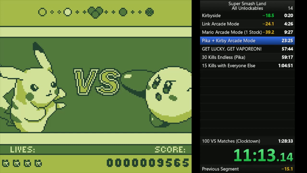 Super Smash Land   All Unlockables in 55:25