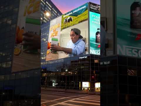 NESCAFÉ Espresso Concentrate | Zach King Viral Billboard Coffee Hack