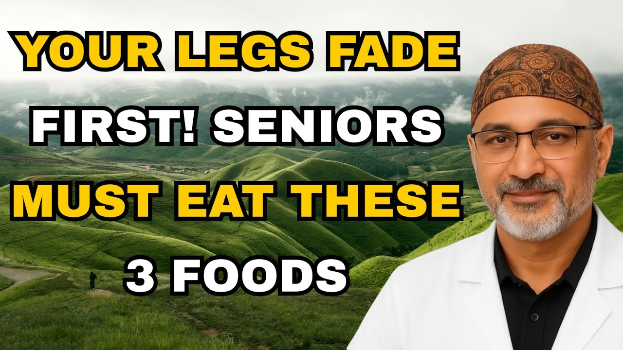 WARNING: Your Legs Fade First — Seniors MUST Eat These 3 Foods to Stay Strong | Dr. Pradip Jamnadas