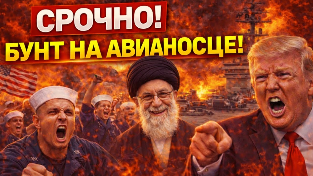 СРОЧНО! МОРЯКИ ВЗБУНТОВАЛИСЬ! Авианосец США ПОДНЯЛ МЯТЕЖ! Трамп в ЯРОСТИ и требует наказания!