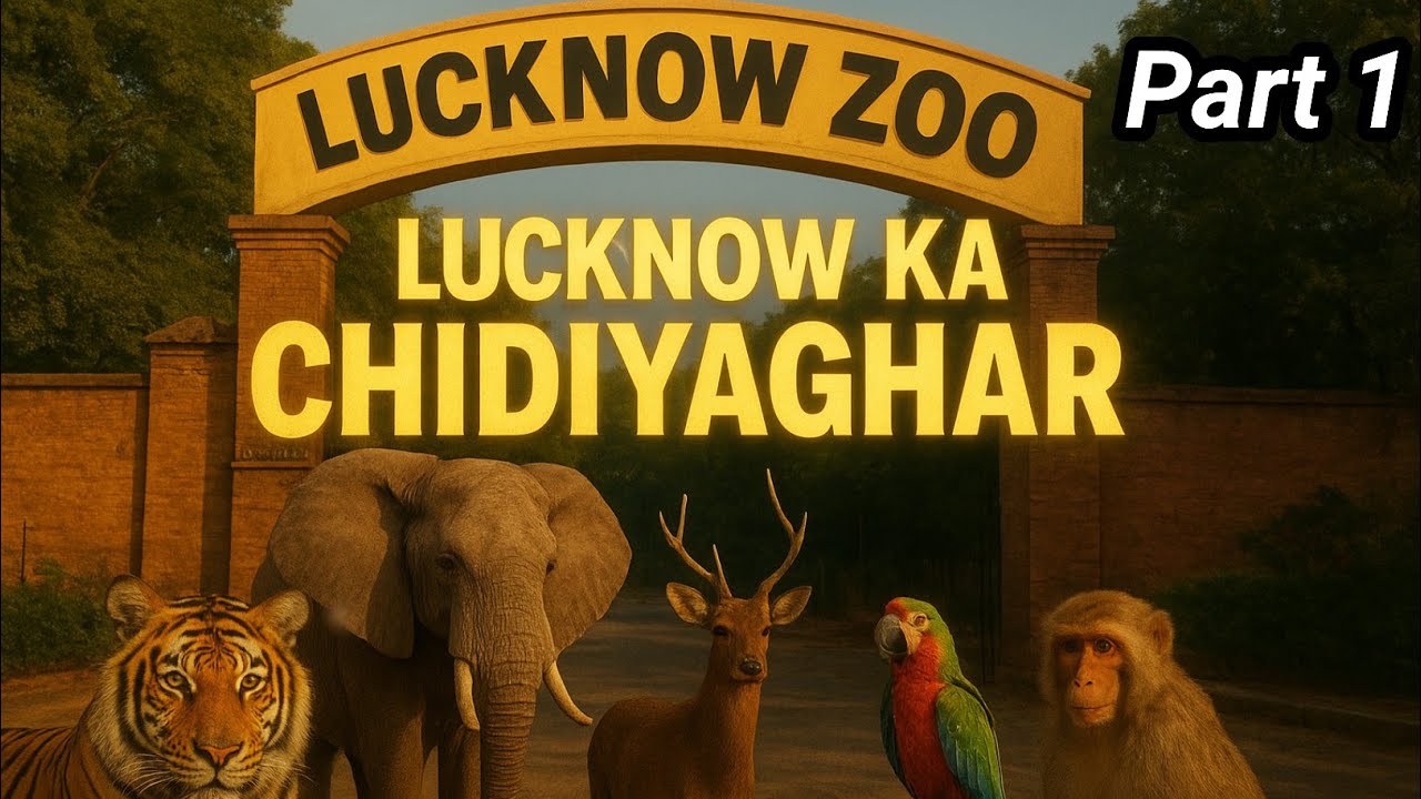 लखनऊ का चिड़ियाघर 2025 | Lucknow chidiyaghar full tour part 1 | Lucknow zoo park ticket price 