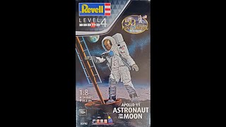 1/8 Revell Apollo 11 Astronaut on the Moon Review/Preview