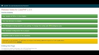 Installation Cakephp2 x in Wampserver withouth any error khmer new