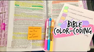Celebrity My Bible Color Coding System | How to Highlight Your Bible! Wealth