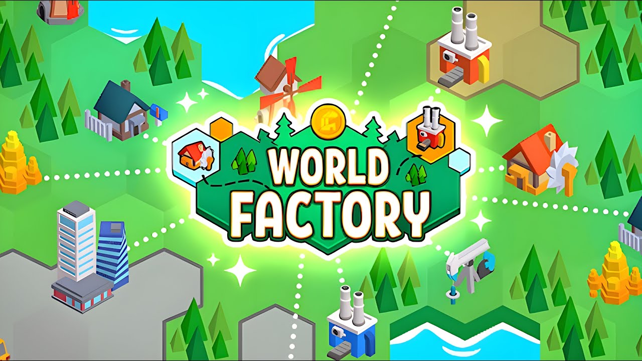Factory World: Connect Map Gameplay | Factory Upgrade Game
