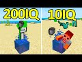 200IQ vs 10IQ Minecraft Plays #14