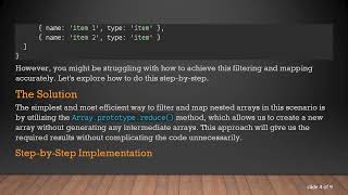 How to Filter and Map Nested Arrays in a New Data Model using JavaScript