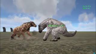 Ark Survival Evolved Chalico Vs Megatherium