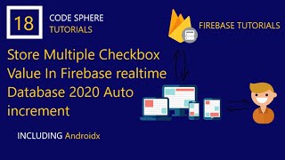 Store Multiple checkbox Value in Firebase Realtime database || checkbox firebase android studio
