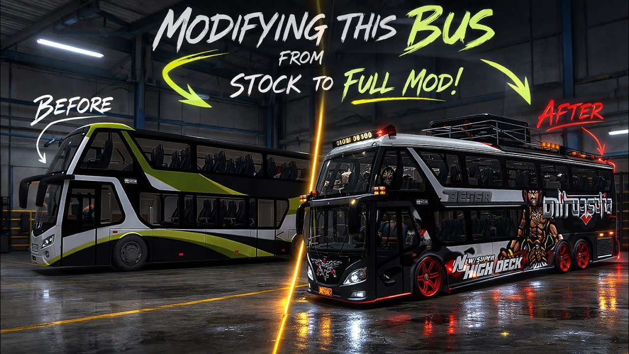 	I Turned a Normal Bus Into a MONSTER in BUSSID! 😳🔥