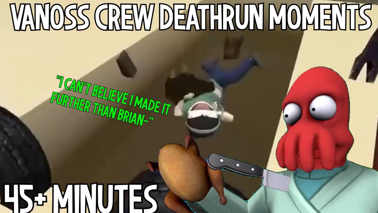 45 Minutes of Dumb Ways to Die in Deathrun | Vanoss Crew Compilation |