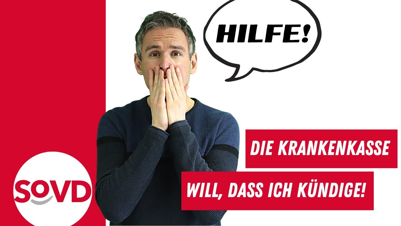 Krankenkasse will, dass ich kündige YouTube