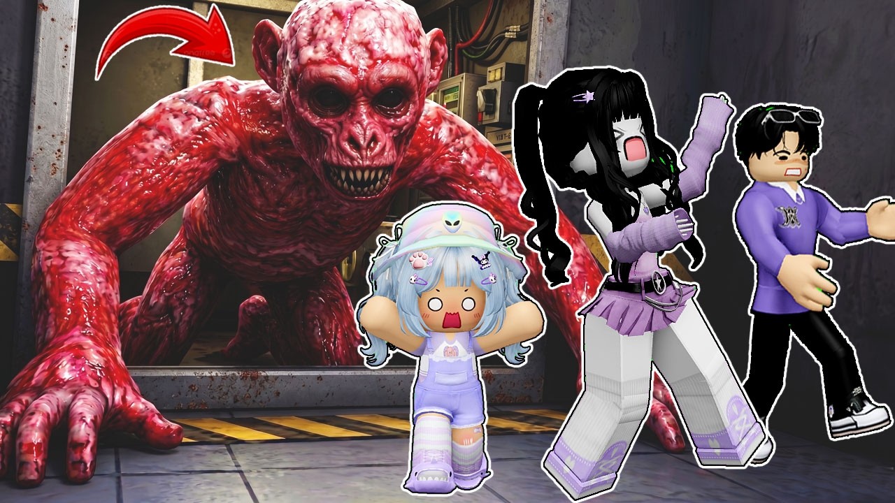 KITA MELARIKAN DIRI DARI MONYET PALING MENGERIKAN DI ROBLOX | roblox