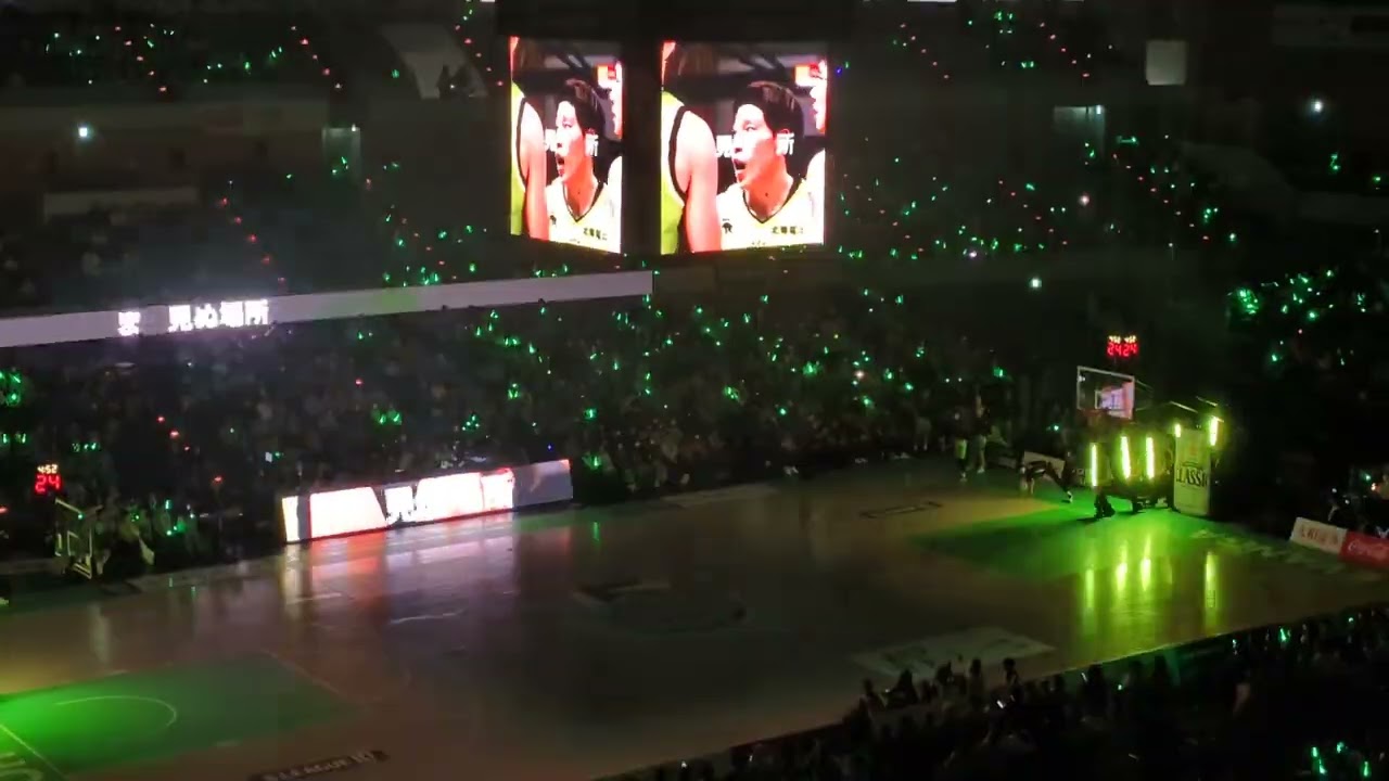 12月27日 レバンガ北海道VS京都ハンナリーズ試合開始直前パフォーマンス