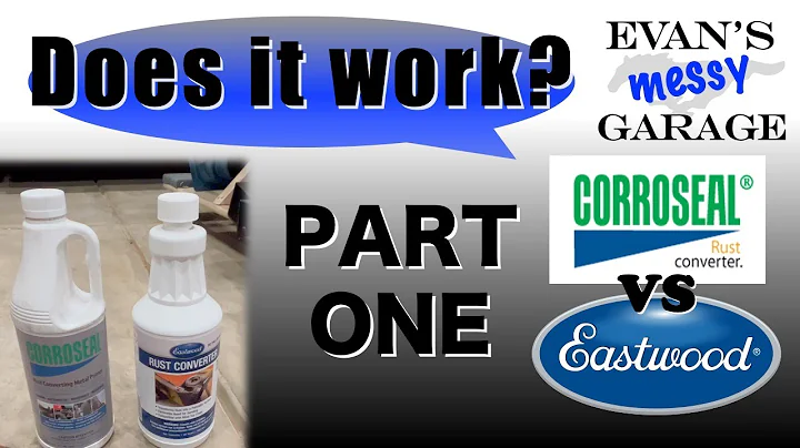Corroseal vs. Eastwood Rust Converter Challenge Part 1: Application
