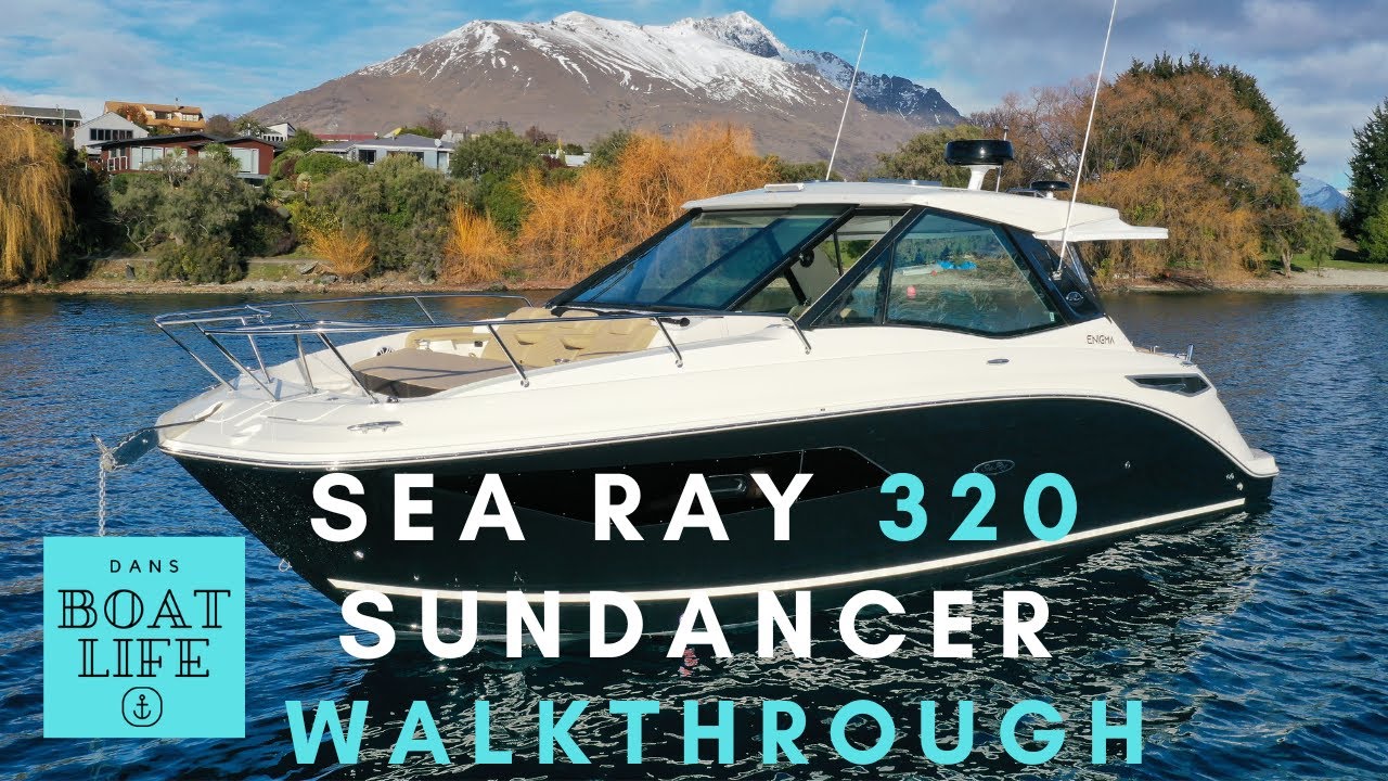 2022 Sea Ray 320 Sundancer - WALKTHROUGH and HOW TO PARK your NEW