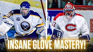 NHL Goalies Spectacular Windmill Glove Saves