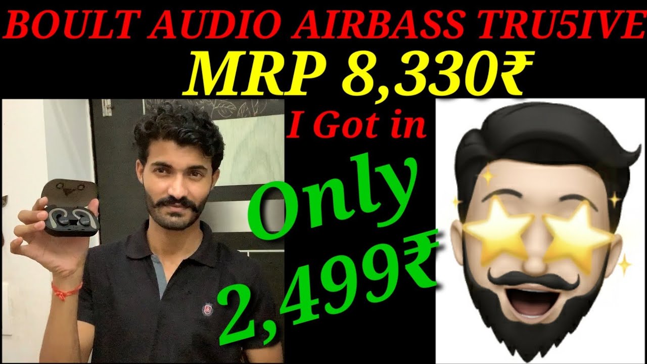 BOULT AUDIO TRU5IVE | UNBOXING REVIEW  SPECIFICATION | LOW PRICE | TRUE WIRELESS BLUETOOTH EARPHONE|