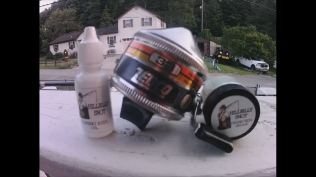 Hillbilly snot fishing reel grease & oil fishing reel cleaning kit made
